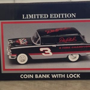 Dale Earnhardt 1955 Chevy Sedan Delivery 1/25th Scale Die Cast Coin Bank